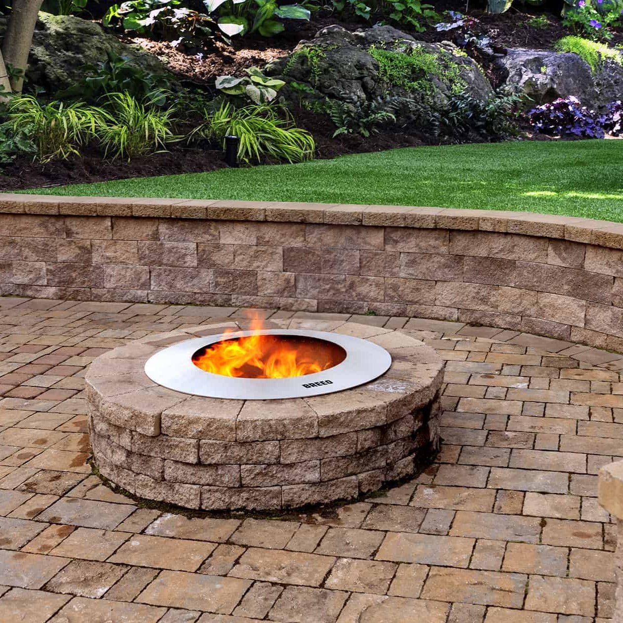 Zentro Stainless Steel Smokeless Fire Pit Insert - Image 2