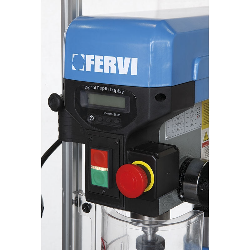 Fervi 0260 - Trapano da banco con trasmissione a cinghia 220V - 550W - Image 4