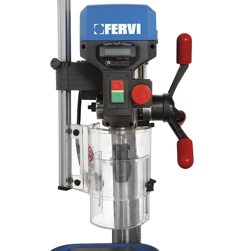 Fervi 0260 - Trapano da banco con trasmissione a cinghia 220V - 550W - Image 5