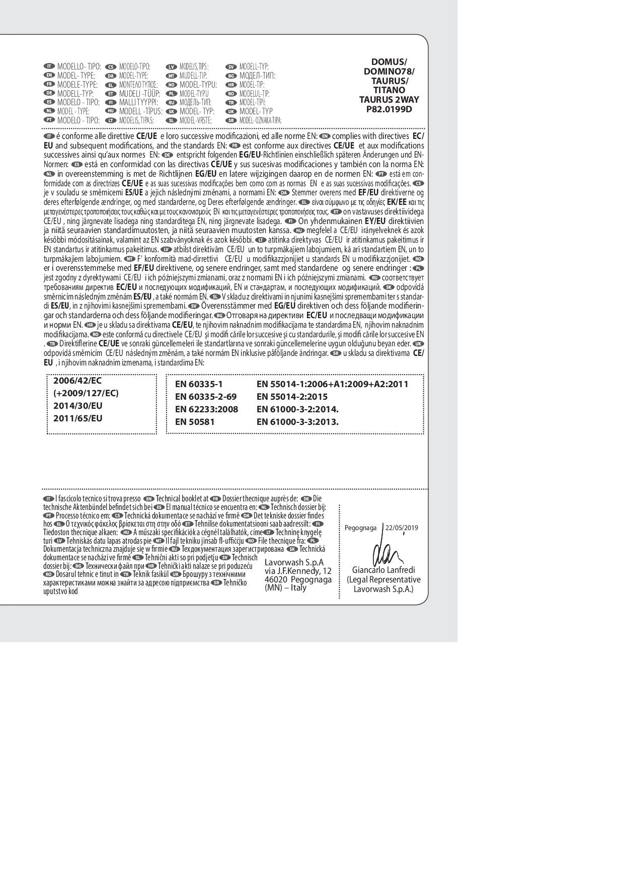 Lavor Taurus PR - Aspiratore industriale 3 motori 3600W 78l - Image 4