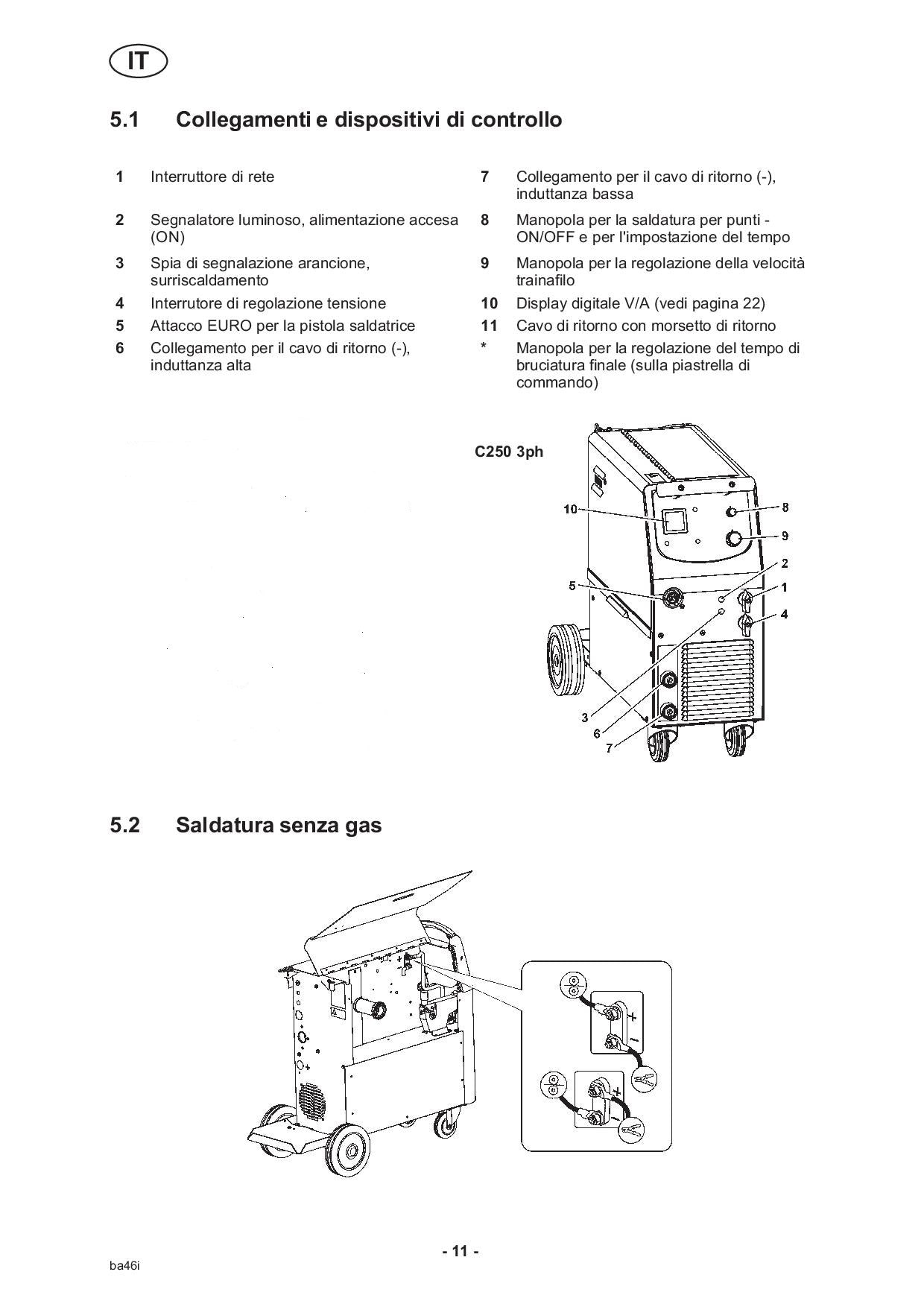 Saldatrice Esab Origo Mig C250 3ph - Image 3