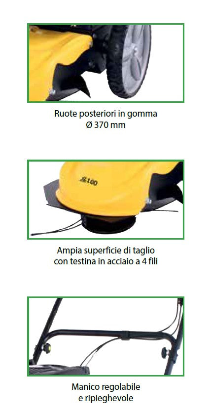Decespugliatore a ruote a Scoppio ROQUES ET LECOEUR 050300 RL 100 RL - Image 3