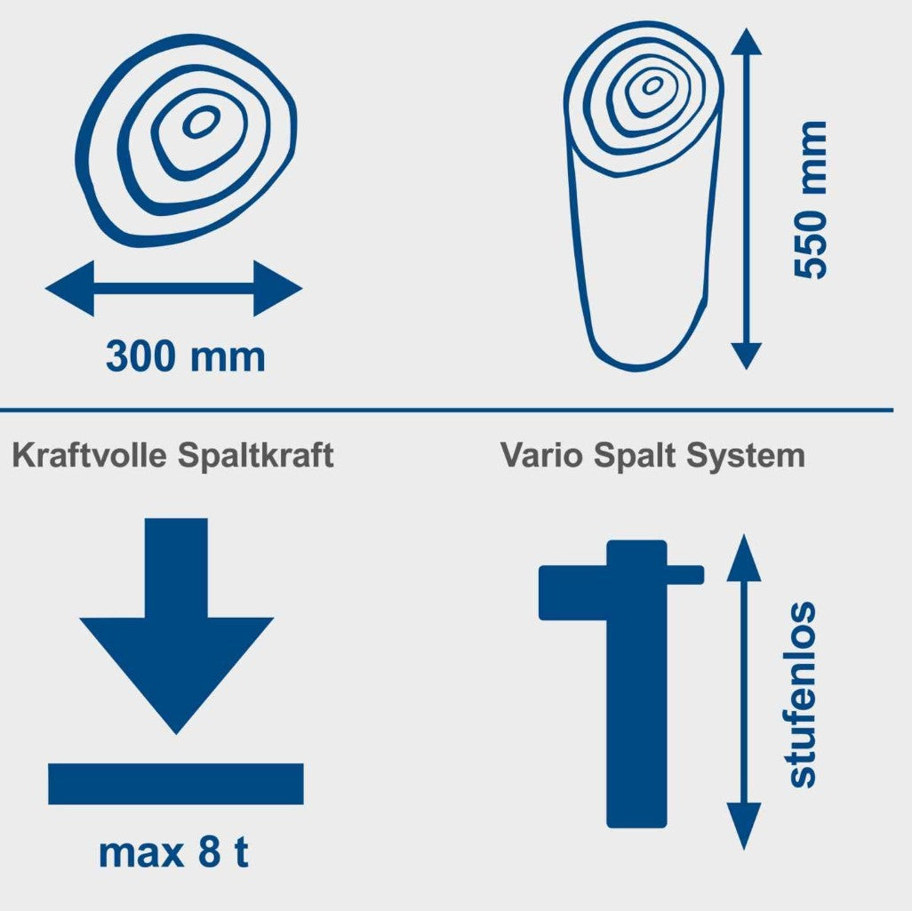 Scheppach HL810 - Spaccalegna elettrico verticale 8 tonnellate 3000W 220V - Image 4