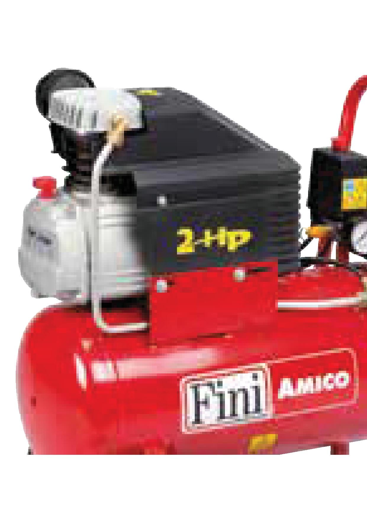Compressore Fini Amico 25/2400 24 litri , 2 hp , 220v , 8 bar - Image 2