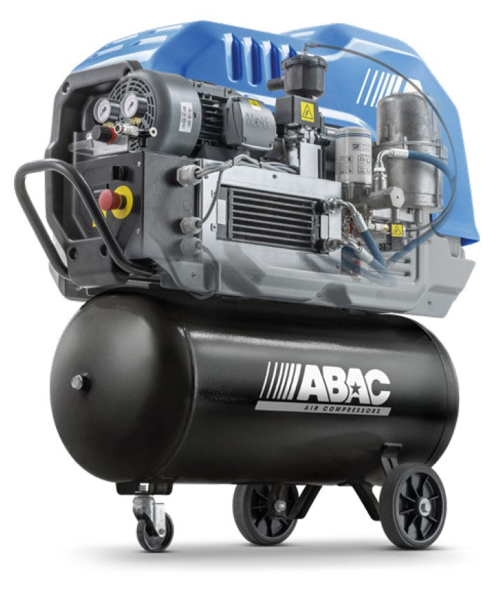 Abac Spinn D2.2 Compressore a vite silenziato 3Hp, 90 litri, 220v - 10 bar , 59 dB - Image 3