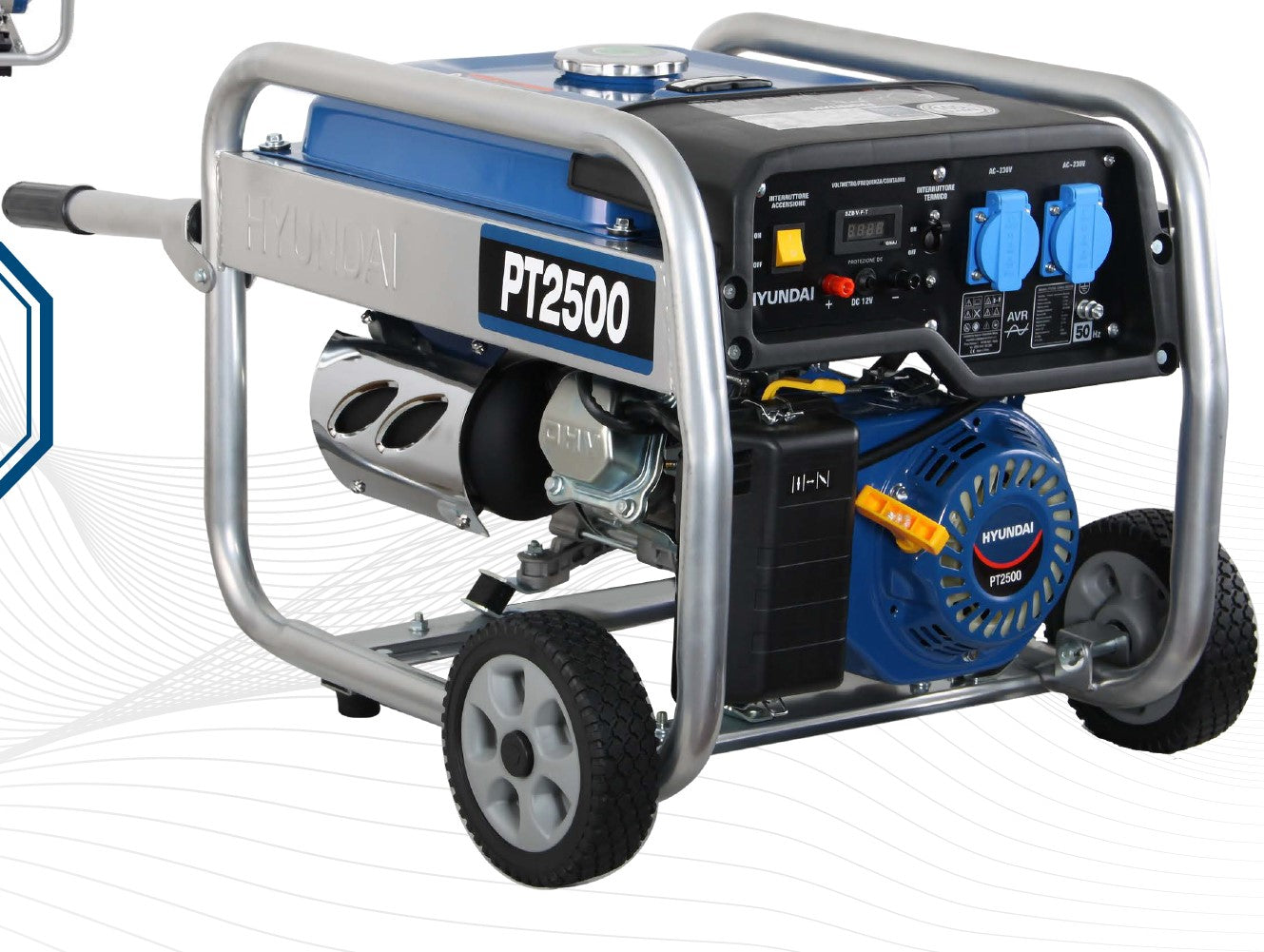 Generatore di corrente Hyundai HY3000 a benzina 2,8 Kw 65010 - Image 4
