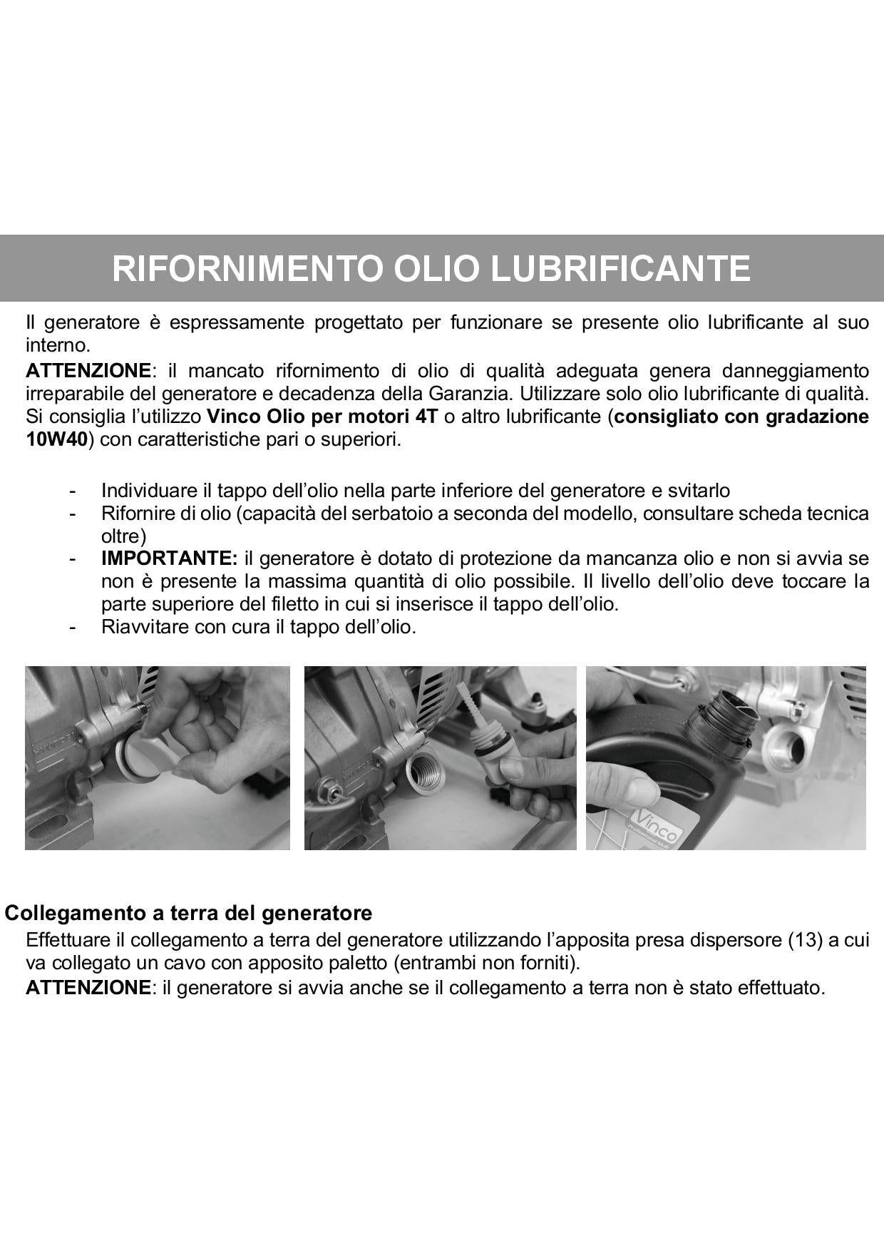 Vinco 60170 - Generatore di corrente - benzina, GPL - metano - Image 5
