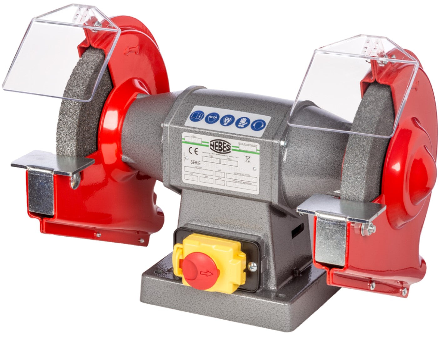 Smerigliatrice Nebes serie SPECIAL S-200T in alluminio - 1,0 HP trifase