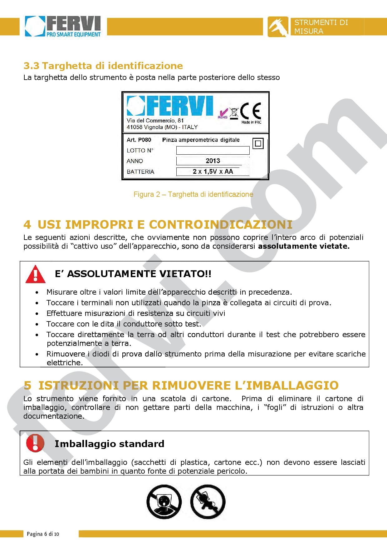 Fervi P080 - Pinza amperometrica digitale - Image 3