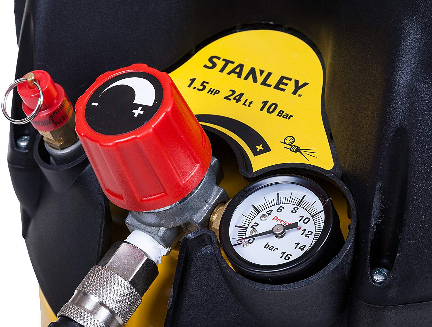 Compressore verticale oilless Stanley D 200/10/24V, 24 litri - Image 4