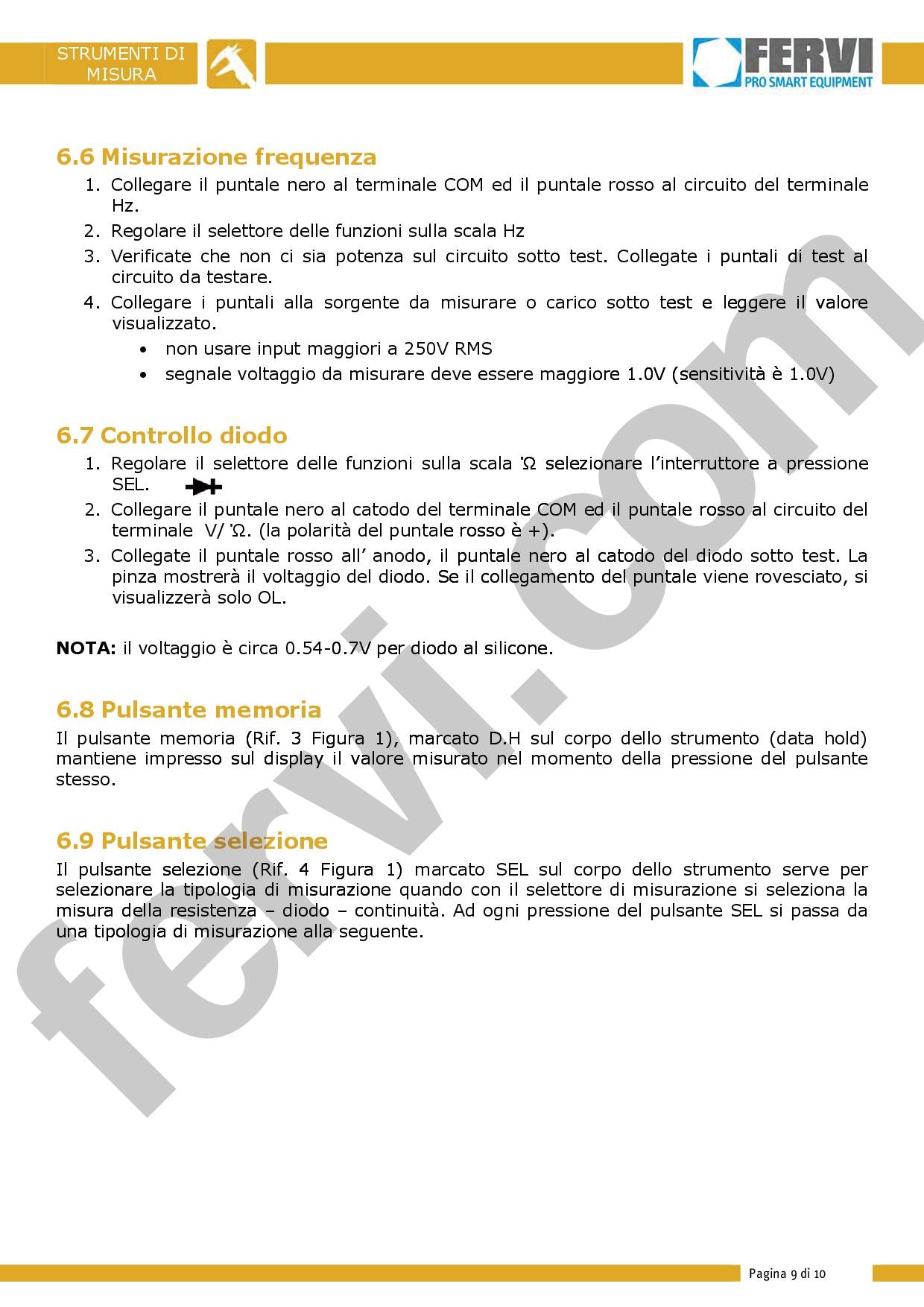 Fervi P080 - Pinza amperometrica digitale - Image 5