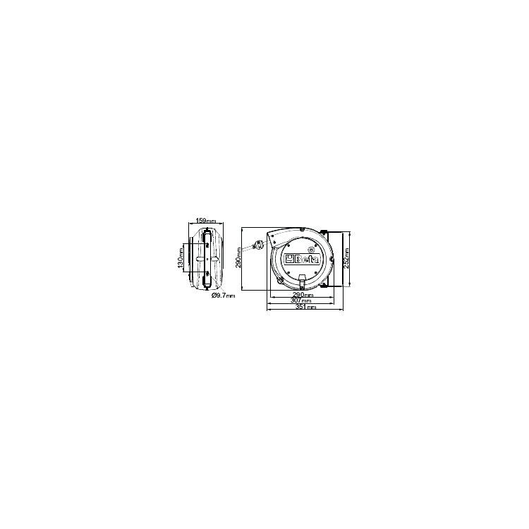 Beta 1846 10-H05 - Avvolgicavo elettrico automatico ? 4 X 1,5 mm - Lunghezza 10 metri - Image 4