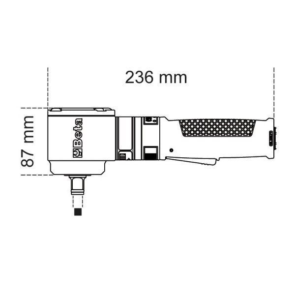 Beta 1927G - Avvitatore pneumatico reversibile compatto da 1/2 - Image 2