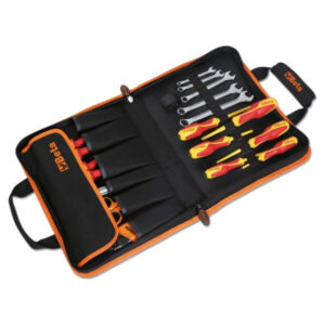 Beta 2001/BZ24 MQ - Valigetta pieghevole con assortimento di 24 utensili per elettricisti