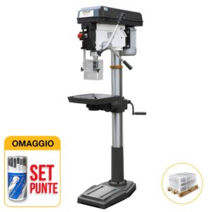 Optimum DQ32 - 400V - Trapano a colonna con marcia destra-sinistra, trifase