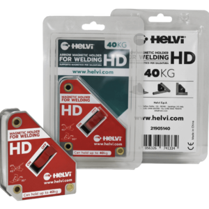 Helvi 21905140 - Supporto magnetico angolare HD con interruttore ON/OFF - portata max. 40Kg