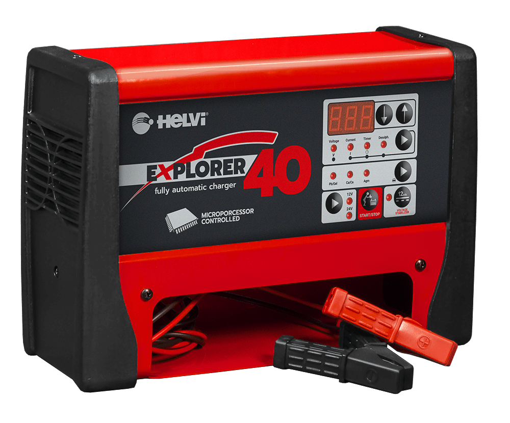 Helvi Explorer 40 - Carica batterie professionale con tecnologia inverter - Image 5