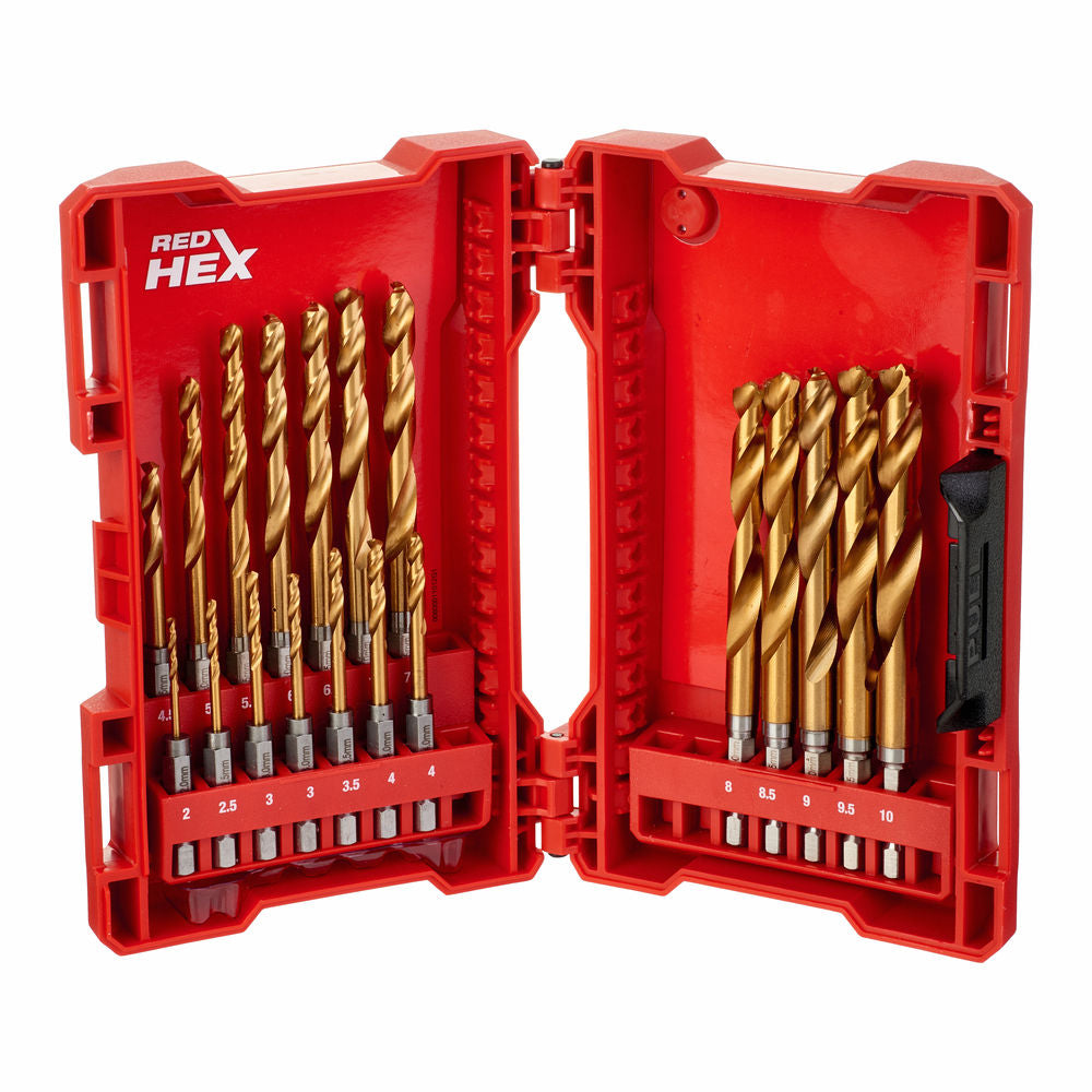 Milwaukee Set di 19 punte metallo HSS-G titanio shockwave - 48894760