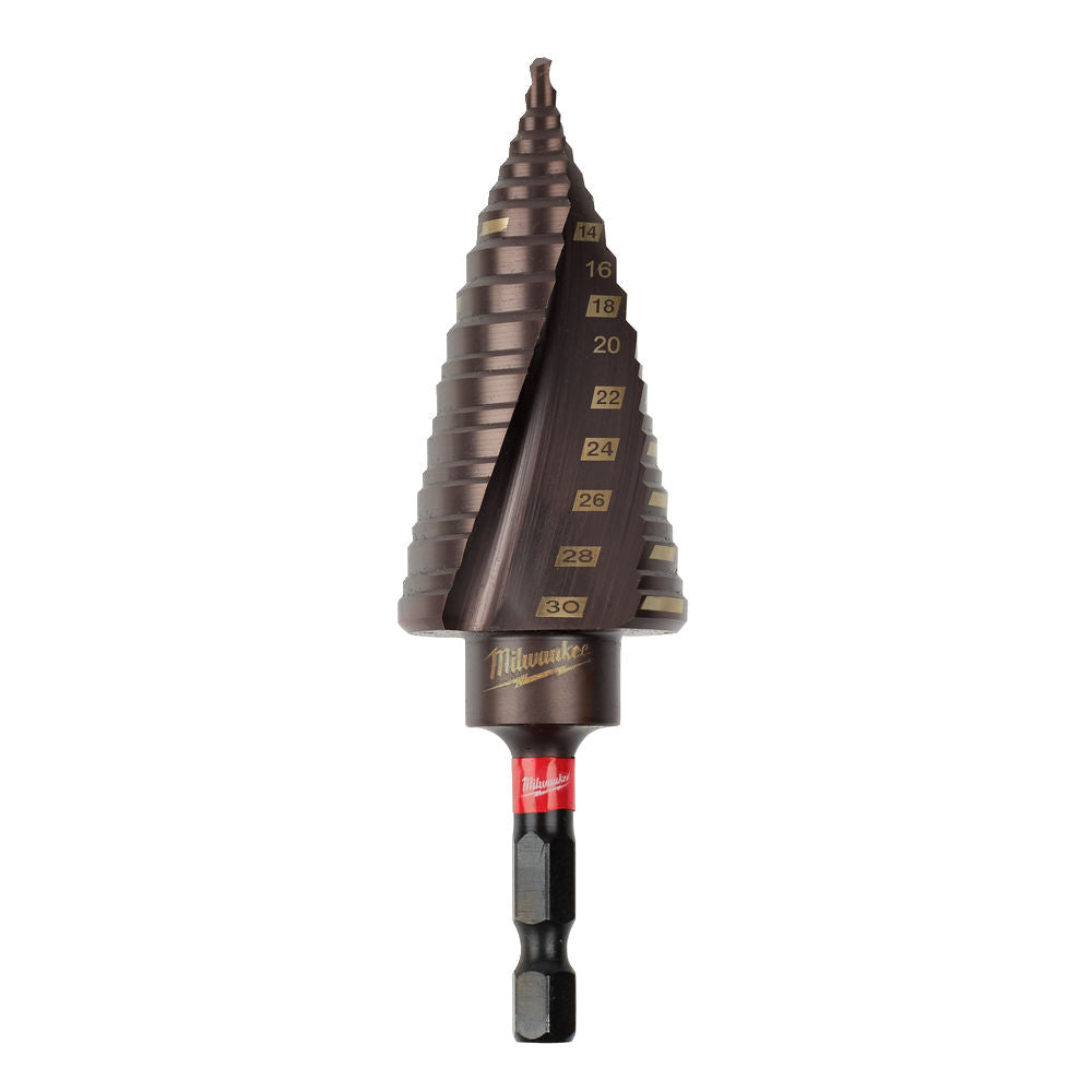 Milwaukee 48899265 - Fresa a gradino Shockwave - Da 4 a 30 MM