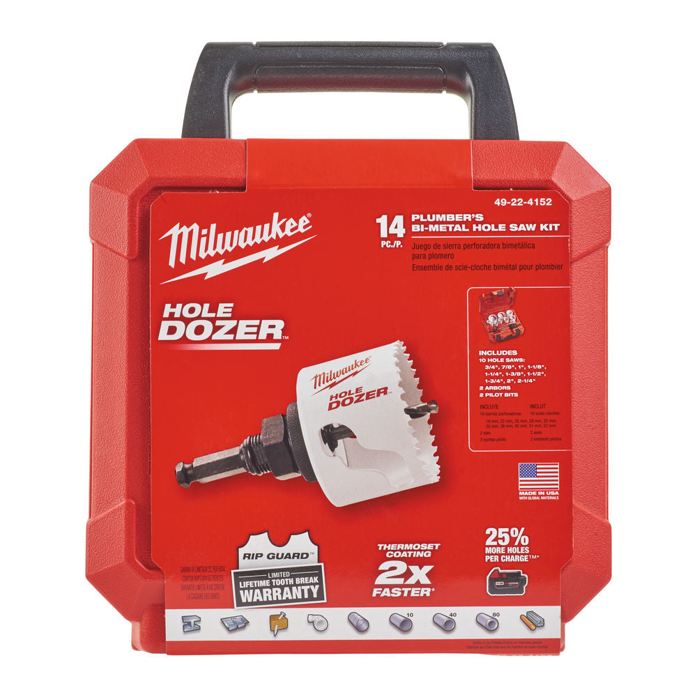 Milwaukee Set di 14 seghe a tazza hole dozer - 49224152 - Image 2