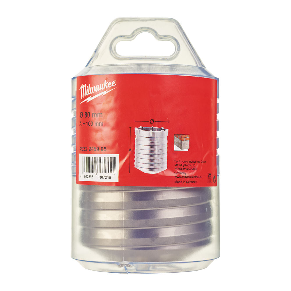 Milwaukee 4932245995 - Tazza perforatrice carotatrice a corona in TCT- SDS-Max - 80 x 100 - Image 2