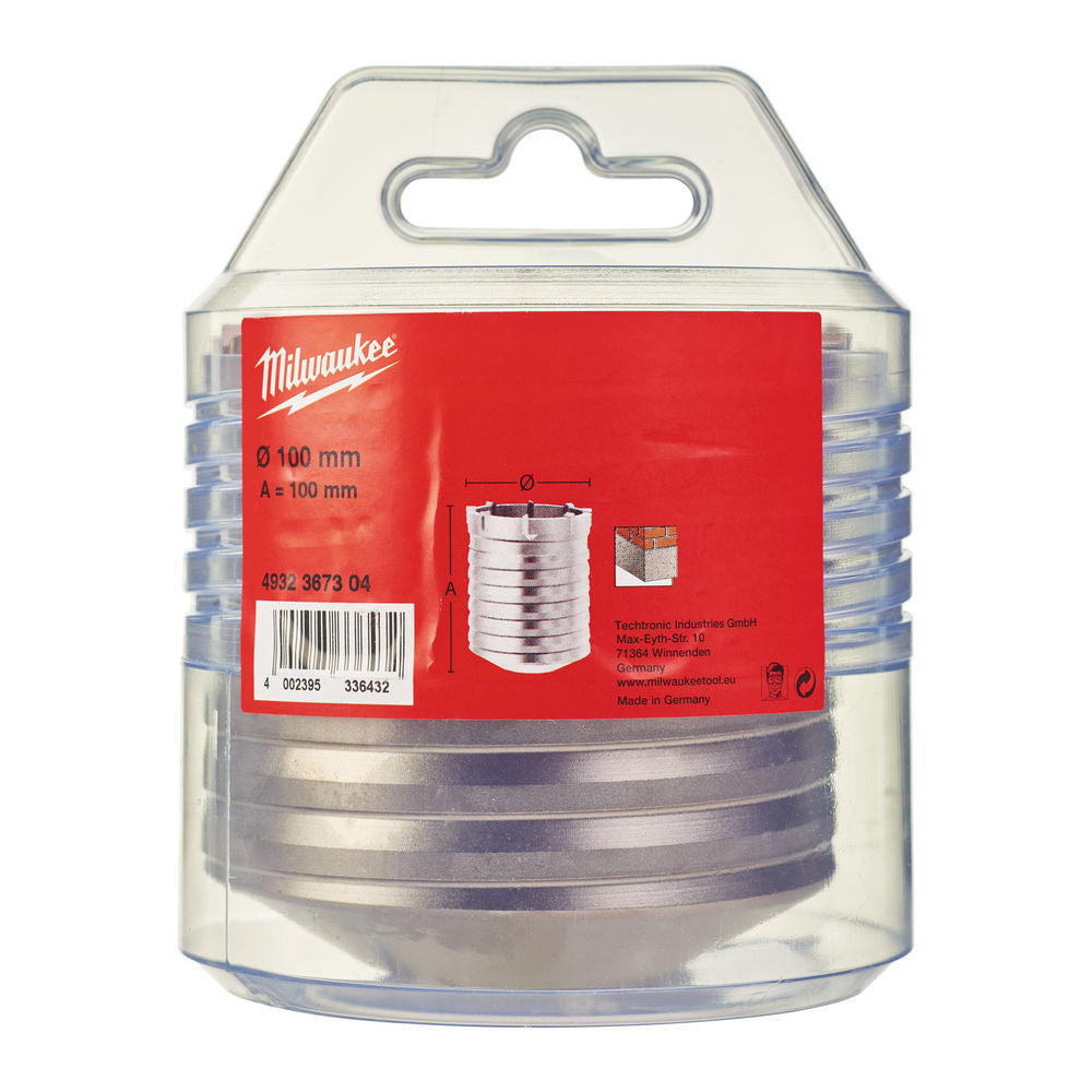 Milwaukee 4932367304 - Tazza perforatrice carotatrice a corona in TCT- SDS-Max - 100 x 100 - Image 2