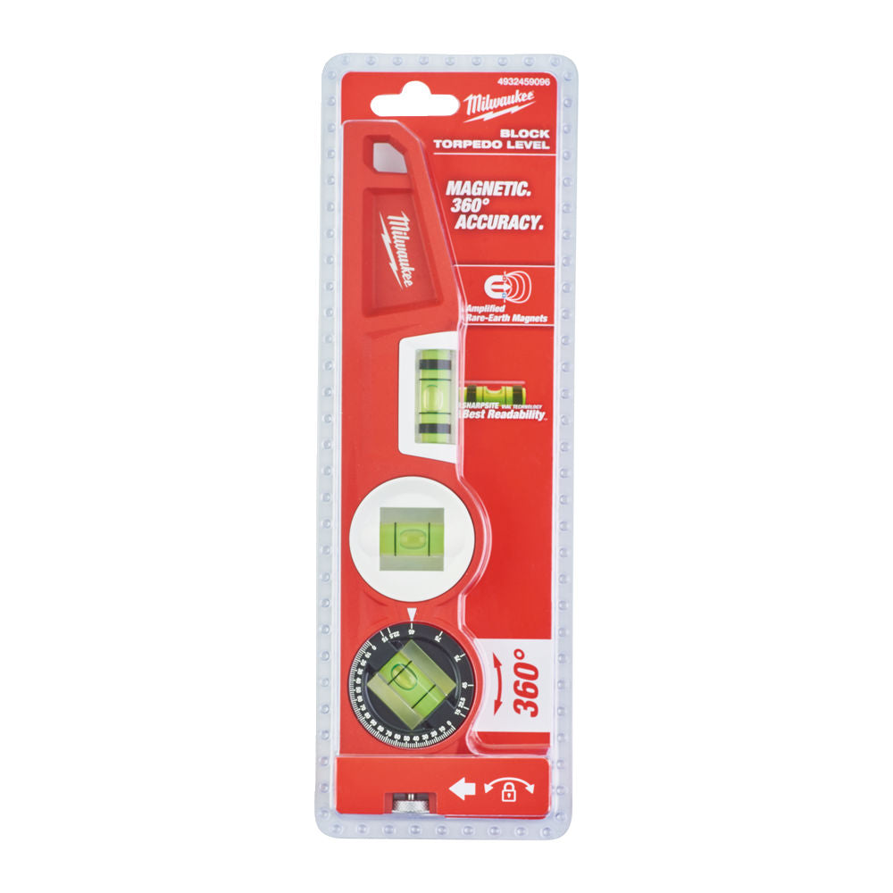 Milwaukee 4932459096 - Livella magnetica Torpedo con bolla girevole a 360 gradi - Image 2