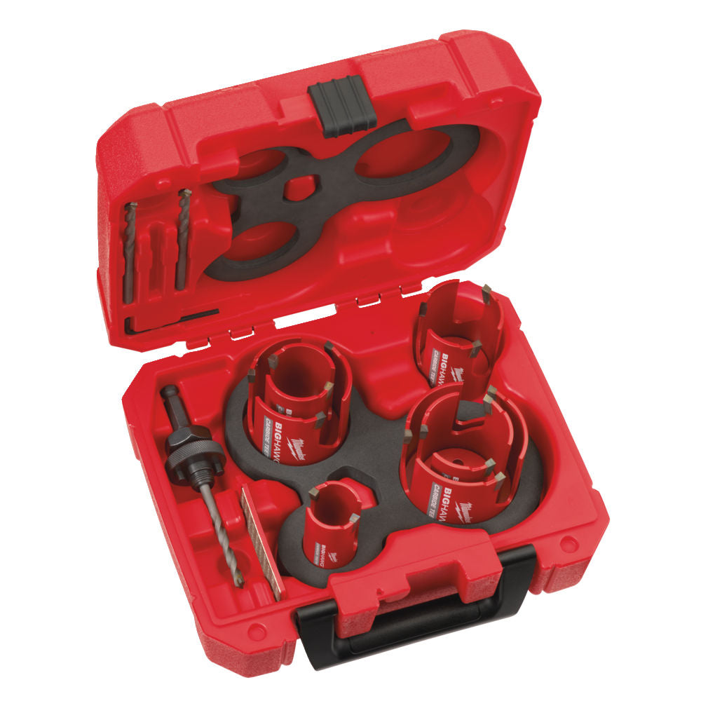 Milwaukee 4932464939 - Set seghe a tazza multimateriale BIG HAWG - 10 pezzi