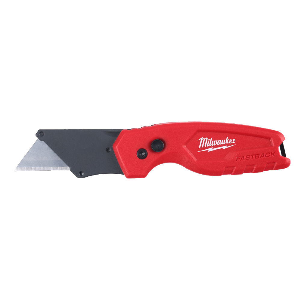 Milwaukee 4932471356 - Coltellino / Cutter compatto con apertura a tasto