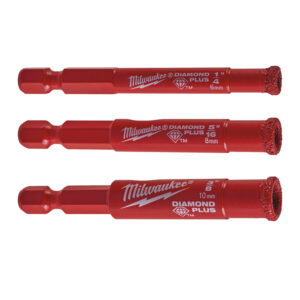 Milwaukee 4932471771 - Set punte diamantate 3PZ - 6/8/10mm