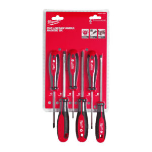 Milwaukee 4932471807 - Set giraviti - 6 pezzi cacciaviti magnetici