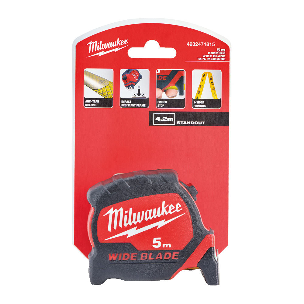 Milwaukee 4932471815 - Flessometro metro Wideblade a nastro largo 33 mm - Lunghezza 5 metri - Image 5