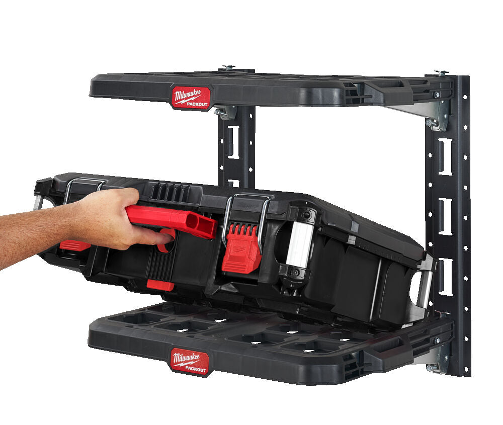 Milwaukee 4932472127 - Scaffalatura mobile per sospensione valigette Packout a parete - Image 3