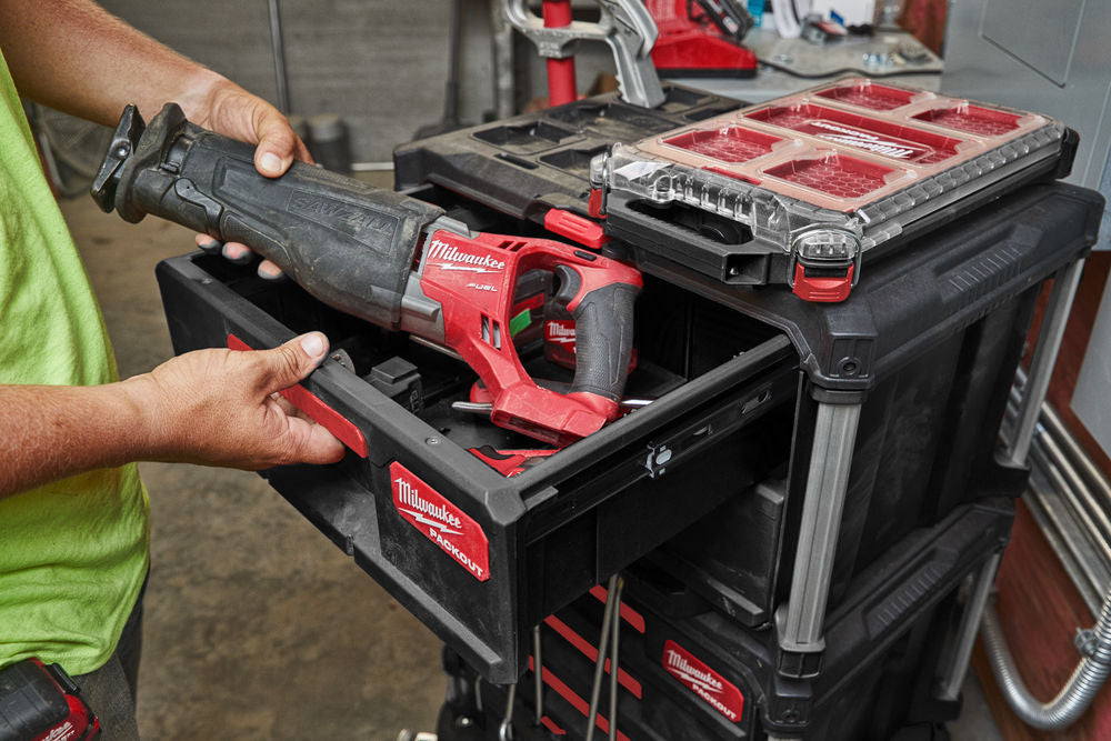 Milwaukee 4932472129 - Cassetta porta utensili attrezzi a 2 cassetti Packout - Image 4