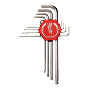 Milwaukee 4932478621 - Chiavi a brugola esagonali 9 pezzi con sistema di bloccaggio - 1,5 - 10 mm