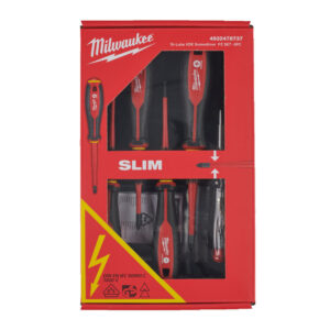 Milwaukee 4932478737 - Set 5 giraviti isolati per elettricisti 1000V