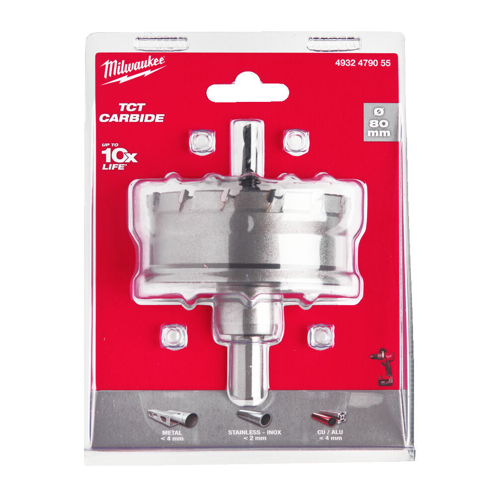 Milwaukee 4932479055 - Sega a tazza TCT per metallo - 80 mm - Image 2