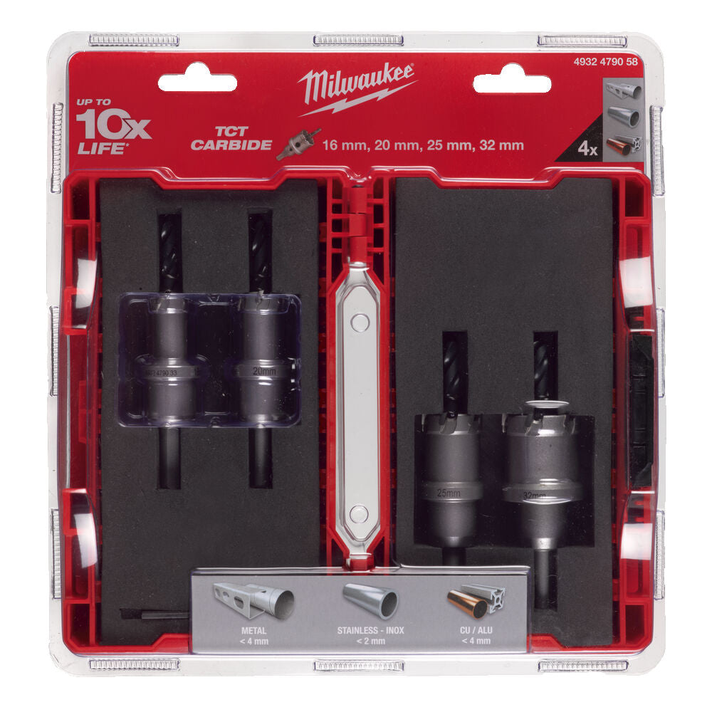 Milwaukee 4932479058 - Set sega a tazza TCT per metallo, 4 pezzi - Image 3
