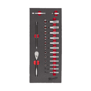 Milwaukee 4932479824 - Set cricchetto e bussole da 1/4