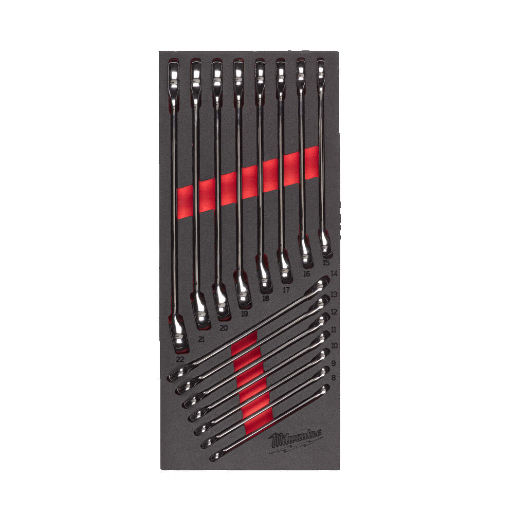 Milwaukee 4932479827 - Set chiavi combinate Maxbite in modulo morbido