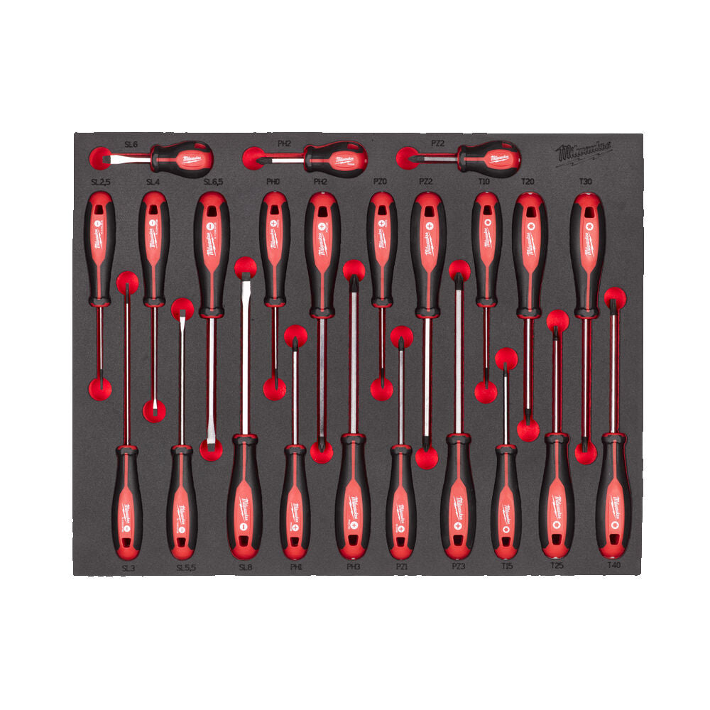 Milwaukee 4932479830 - Termoformato modulo morbido per cassettiere completo di giraviti - Image 2