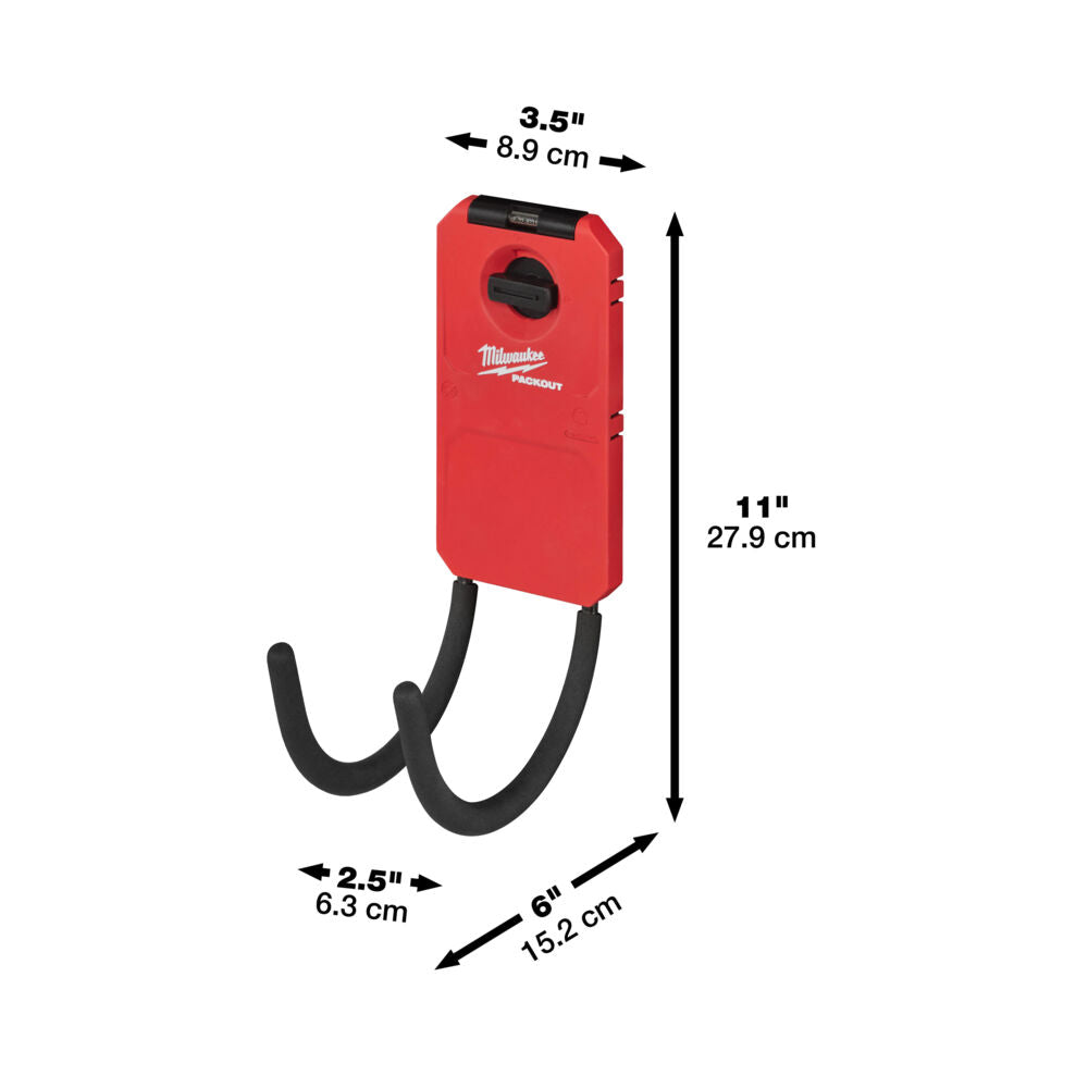 Milwaukee 4932480701 - Gancio curvo per sistema a parete Packout - Image 3