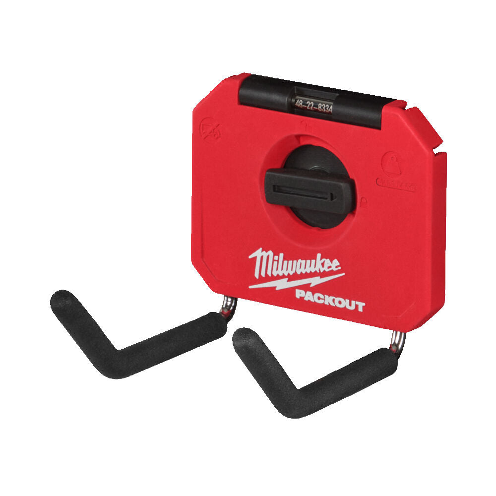 Milwaukee 4932480704 - Gancio dritto corto per sistema a parete Packout