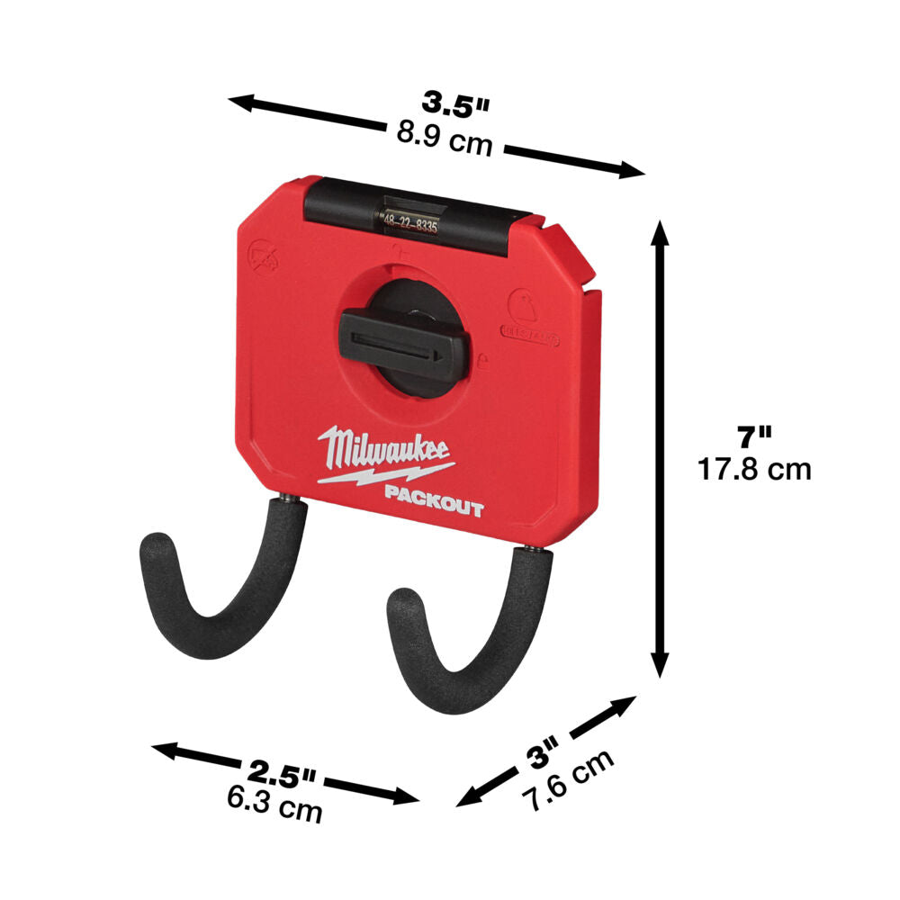 Milwaukee 4932480705 - Gancio curvo corto per sistema Packout - Image 5