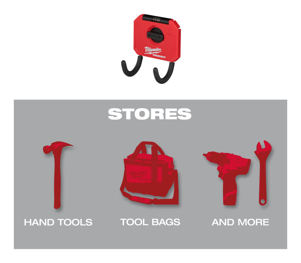 Milwaukee 4932480705 - Gancio curvo corto per sistema Packout - Image 2