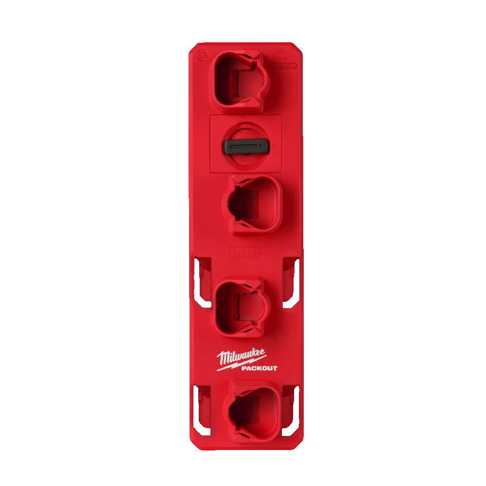 Milwaukee 4932480708 - Portabatterie M12 per sistema a parete Packout