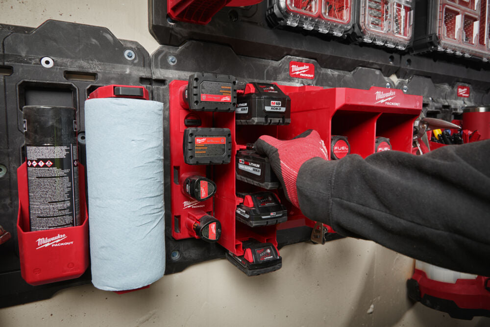 Milwaukee 4932480709 - Portabatterie M18 per sistema a parete Packout - Image 5
