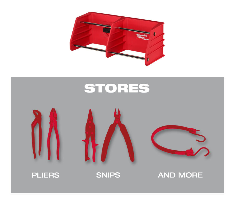 Milwaukee 4932480710 - Scaffale Packout di stoccaggio per pinze - Image 2