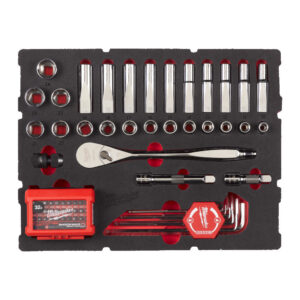 Milwaukee 4932480716 - Set cricchetto e bussole 1/2