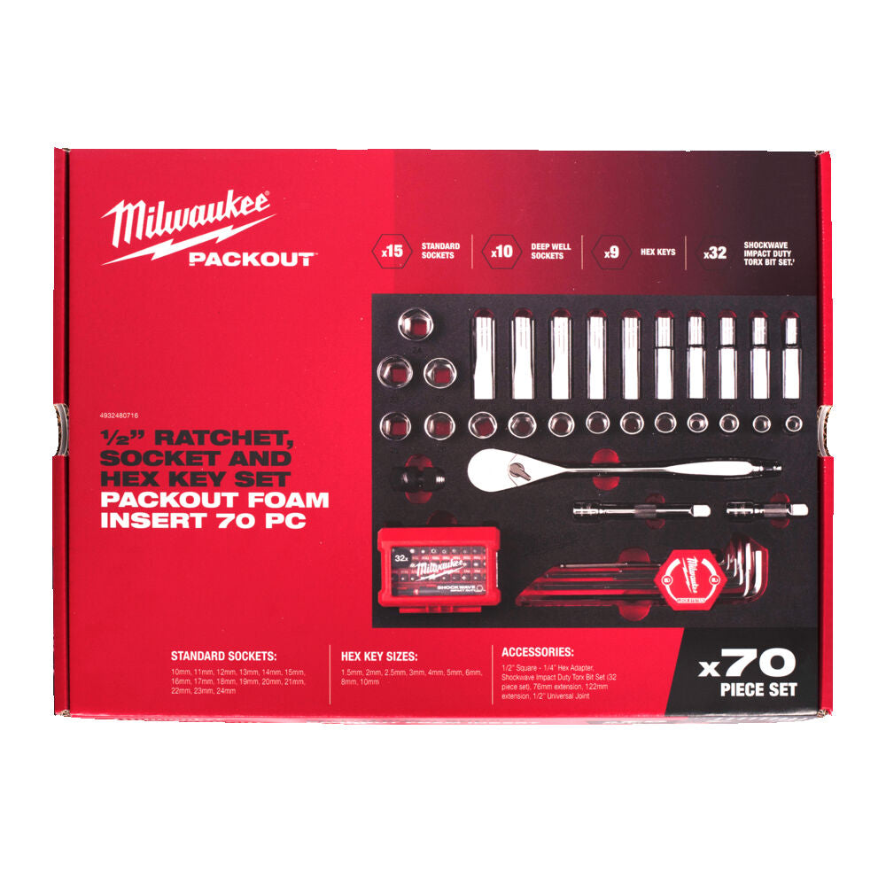 Milwaukee 4932480717 - Set di cricchetti e bussole da 1/4 - Image 5